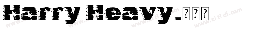 Harry Heavy字体转换